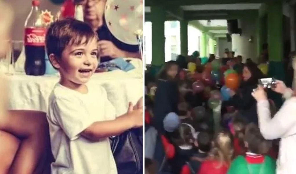 Así fue recibido un niño de 5 años que volvió al jardín tras superar un cáncer