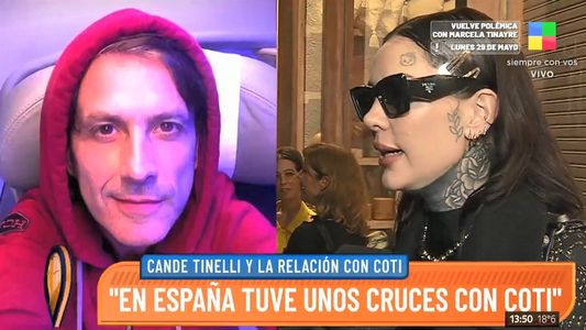 Cande Tinelli habló del proyecto que la une a Coti Sorokin y de una posible reconciliación con el músico