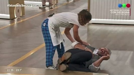 Donato De Santis se hizo el vivo en MasterChef Celebrity y terminó en el piso