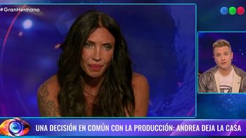 Andrea abandonó la casa de Gran Hermano 2024 por un delicado problema de salud