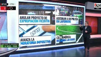 El resumen de las noticias más importantes de A24 en Vivo el Sábado