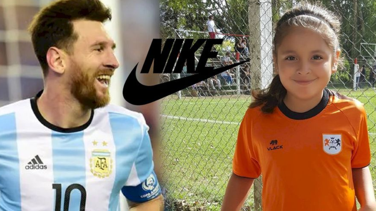 La niña argentina que firmó con una prestigiosa marca deportiva y rompió récord de Messi
