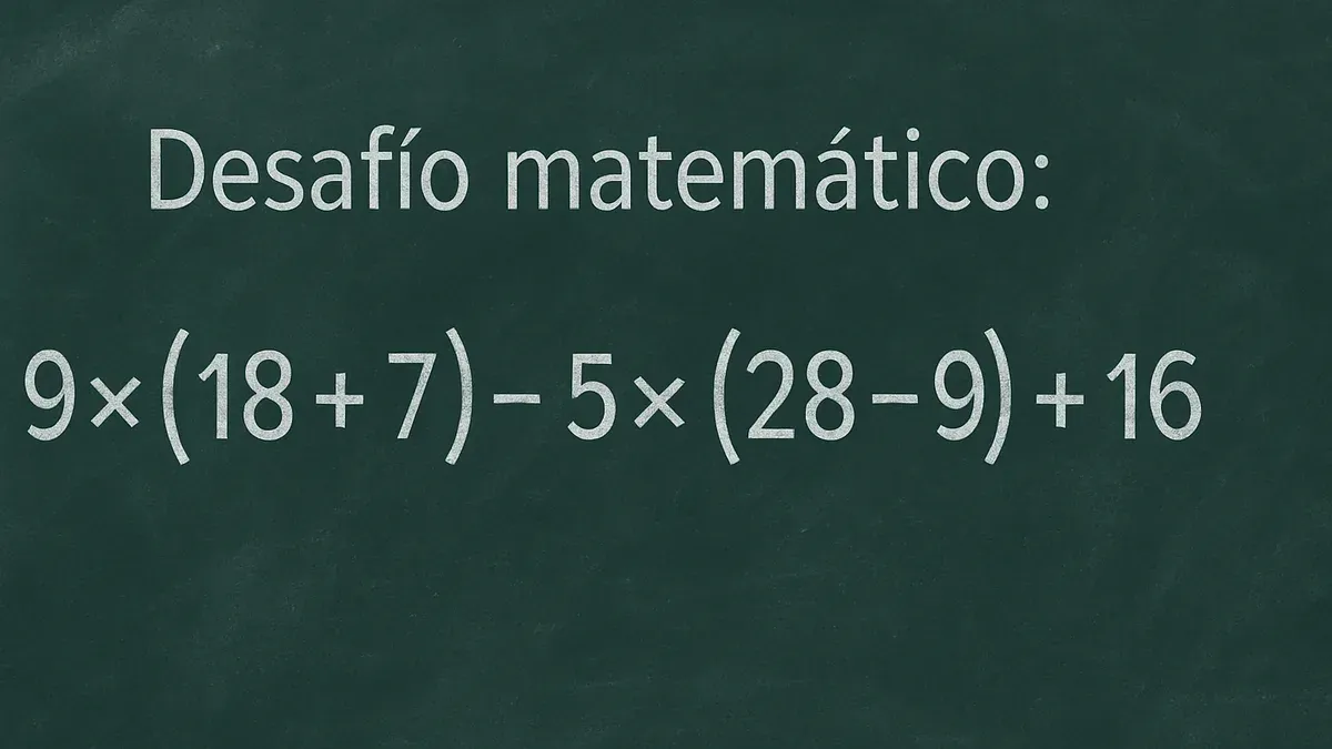 La regla esencial para resolver este desafío matemático es conocido como PEMDAS (por sus siglas en inglés) o jerarquía de operaciones.