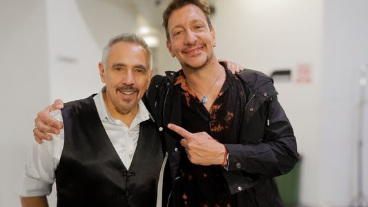 Alejandro Lerner y Nico Vázquez cantaron juntos Volver a empezar
