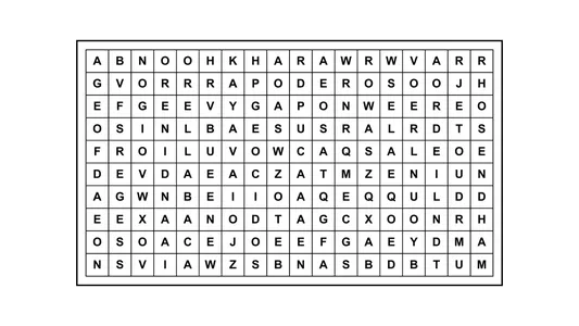 Encontrá la frase escondida: una sopa de letras con una cita clásica para descubrir