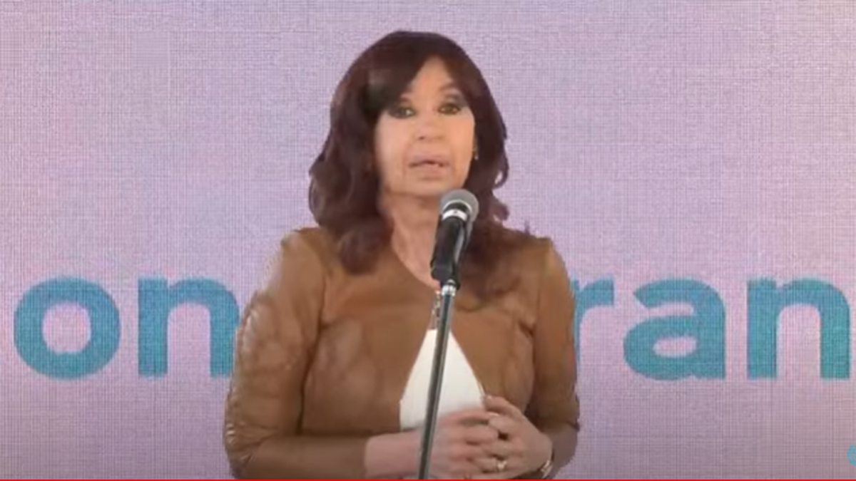 Cristina Fernández de Kirchner fue operada la semana pasada por&nbsp; un cuadro de histerectomía (Foto: captura de YouTube).