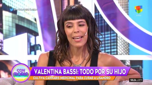 Valentina Bassi y su lucha por el cannabis medicinal para su hijo: Puedo ir hasta 15 años presa