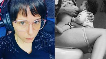 La imagen más tierna de Julieta Cayetina amamantando a su hijo Antonio