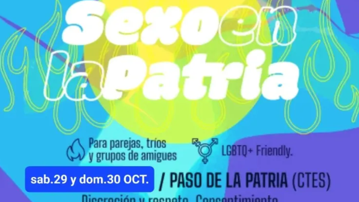 Corrientes: polémica por la convocatoria a un evento sexual para parejas