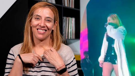 Juliana Gattas se volvió viral por un desubicado gesto sobre el escenario