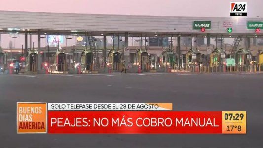 A partir del 28 de agosto, el Telepase será obligatorio para transitar en los peajes