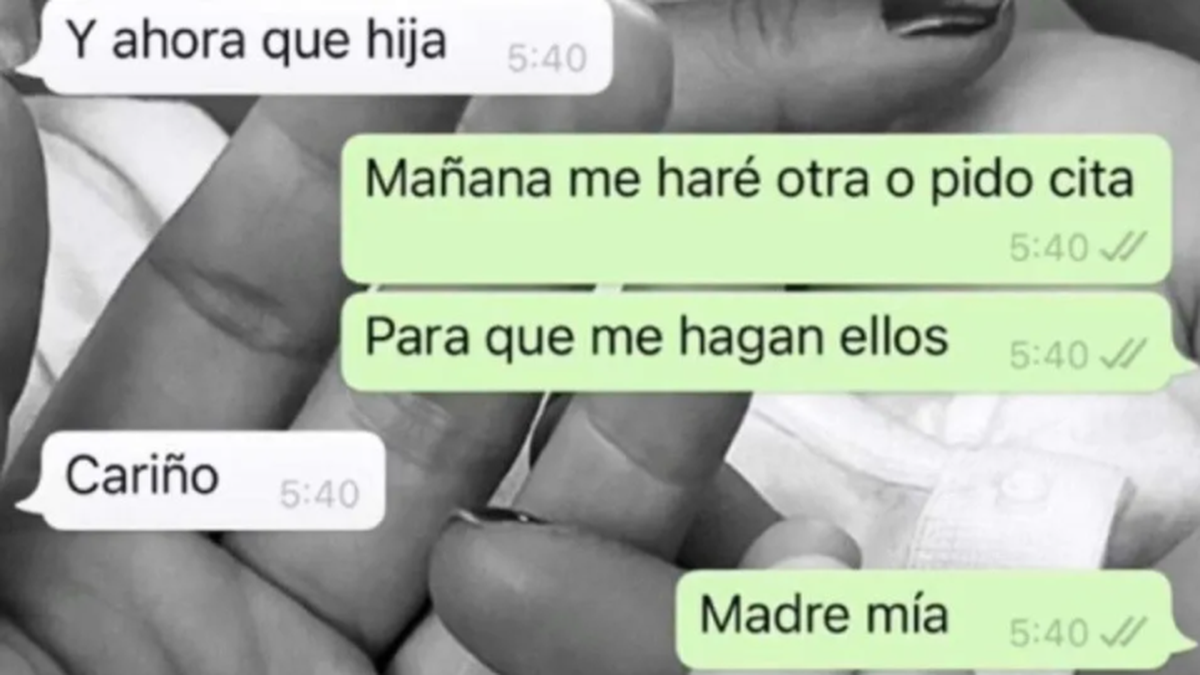 Su papá confundió el test de PCR con uno de embarazo