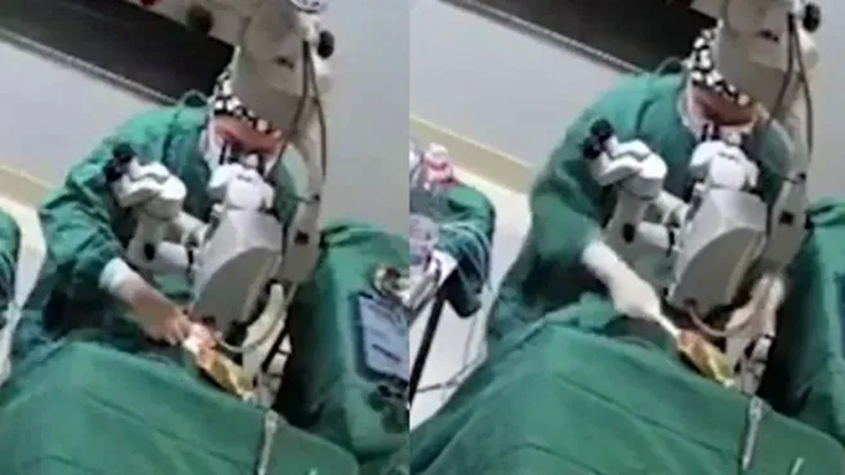 Un médico chino golpeó a una paciente durante una cirugía. (Foto: captura)