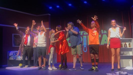 Gladys Florimonte se emocionó al reencontrarse con sus excompañeros en Carlos Paz