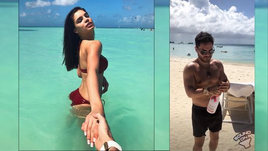 El romántico viaje de Nadia Ferreira y su nuevo novio a Aruba