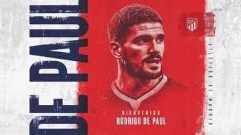 Rodrigo De Paul ya es jugador del Atlético Madrid