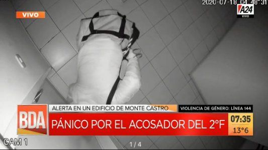 Vecinos reclaman seguridad ante el acosador del 2°F, en un edificio en Monte Castro