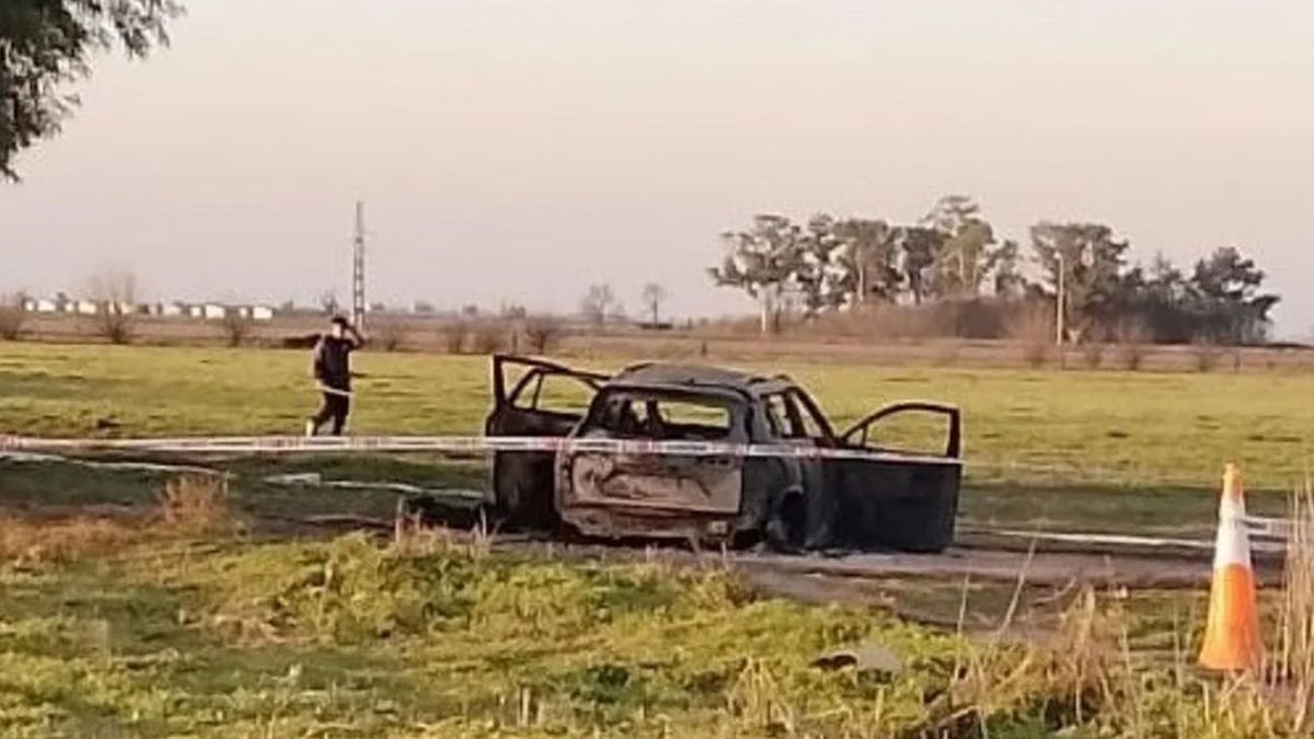 Santa Fe: encuentran dos cuerpos calcinados dentro de un auto en un camino rural (Foto: Gentileza El Litoral)