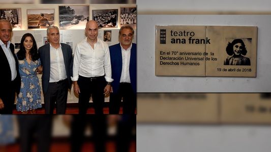 Se empezó a construir un teatro en homenaje a Ana Frank