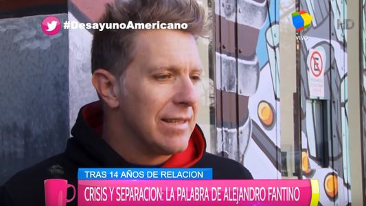 Alejandro Fantino brindó más detalles de su crisis con Miriam Lanzoni