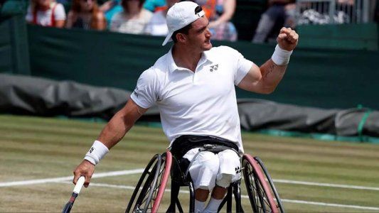 Wimbledon: Gustavo Fernández pasó a la final y buscará su primer título en el All England