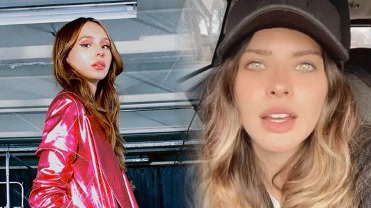 Juanita Tinelli con los tapones de punta contra La China Suárez