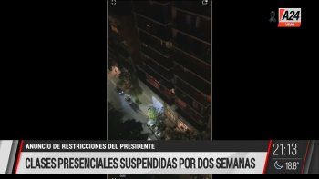 Fuertes cacerolazos en la Ciudad para rechazar las nuevas restricciones