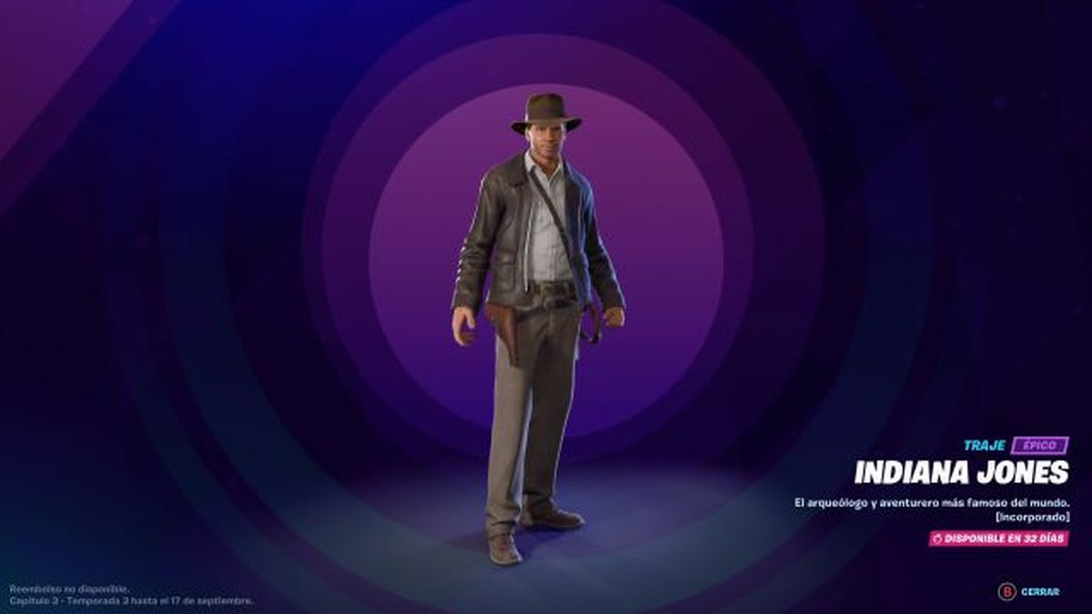 Indiana Jones estará disponible el próximo martes 7 de julio.