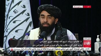 Vocero oficial de los talibanes, Zabihullah Mujahid