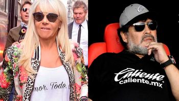 Claudia Villafañe contrademanda a Diego Maradona en Estados Unidos