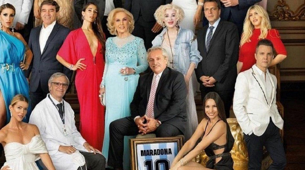 La tapa de los personajes del año de  Gente versión 2020 con el recuerdo a Diego Maradona
