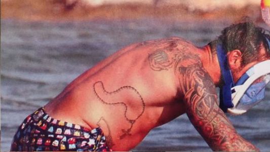 ¿Y ahora chicas? Al Pocho Lavezzi se le fue la tabla de lavar