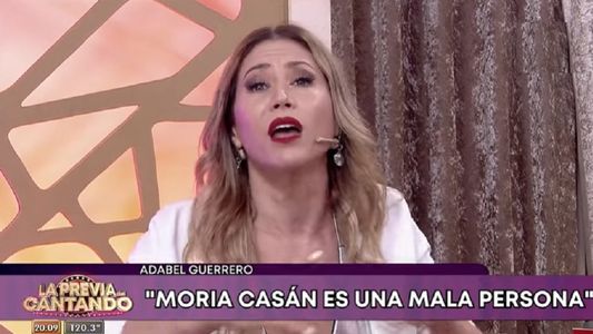 La advertencia de Adabel Guerrero a Moria Casán: No vuelvas a hablar de mi familia porque te arranco la lengua