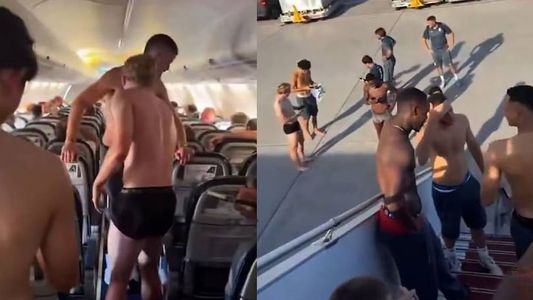 El insólito momento que vivió el Mónaco: los futbolistas quedaron en ropa interior durante el vuelo
