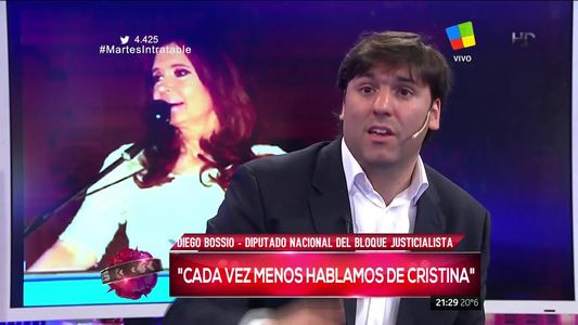 Bossio: De Cristina hablamos cada vez menos