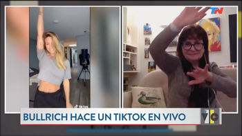 Patricia Bullrich hizo una coreografía en vivo, con striptease incluido