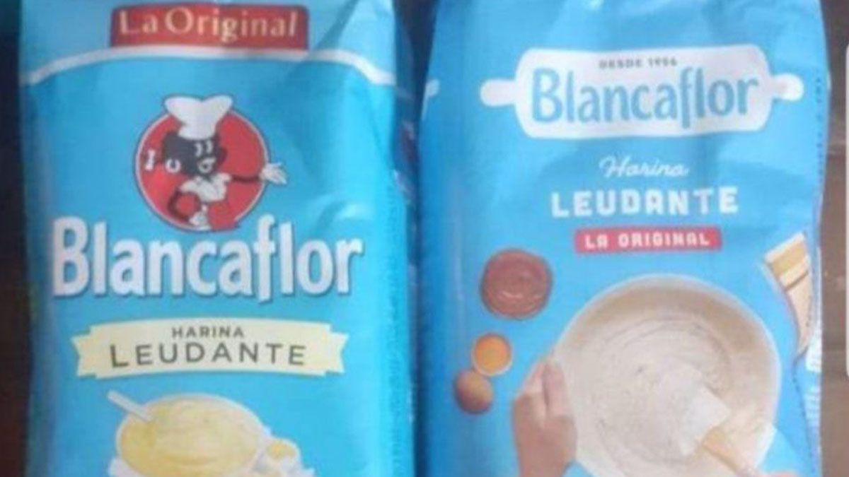 Antes y después: la harina Blancaflor cambió su imagen y se armó revuelo en las redes sociales.