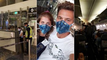 En medio de la pandemia, Gonzalo Vázquez y su novia pudieron regresar al país: En Colombia hay mucha paranoia