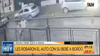 Morón: otra vez, un menor en medio del robo de un auto. (Captura de Tv)