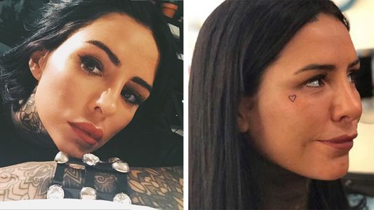 La verdad detrás del tatuaje en la cara de Cande Tinelli