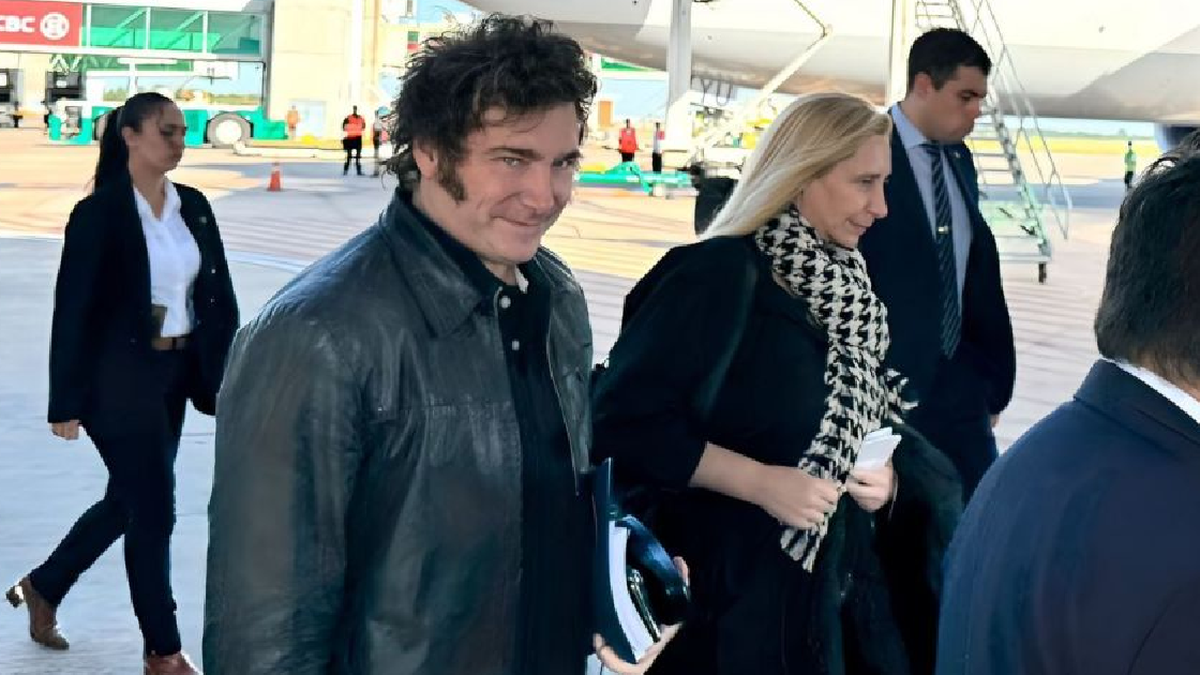 Javier Milei partió a Suiza para participar del Foro Económico Mundial en Davos. (Foto: gentileza Perfil)