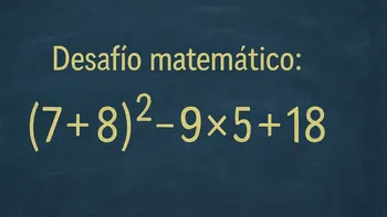 Desafío matemático: el objetivo es resolverlo en menos de 10 segundos