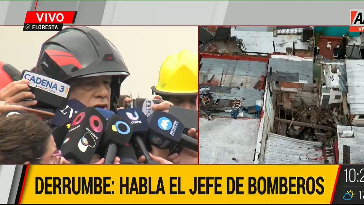 El hecho se produjo en una vivienda situada en la Avenida Rivadavia 8758. Foto: captura de Tv.&nbsp;