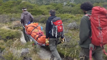 Una turista uruguaya sufrió un accidente en un sendero de trekking de El Chaltén y está en terapia intensiva