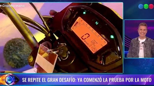 Gran Hermano repitió el desafío de la moto: quién se la llevó esta vez
