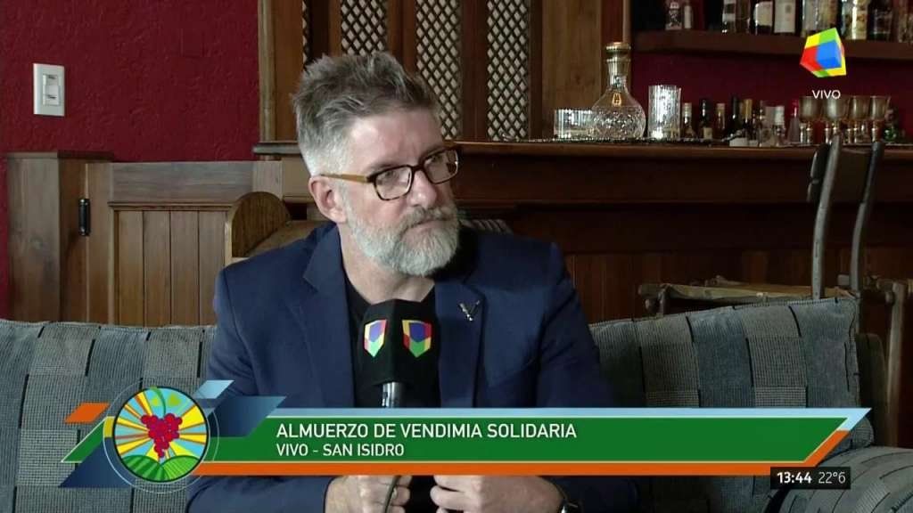 Luis Novaresio presente en la gran fiesta de “Vendimia Solidaria”