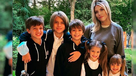 Wanda Nara mostró mensajes de sus hijos y fue criticada por los errores de ortografía