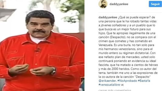 Luis Fonsi y Daddy Yankee contra Nicolás Maduro