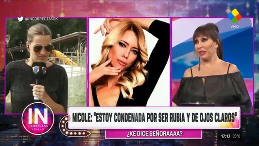 Mica Viciconte opinó la polémica frase de Nicole de que es condenada por ser rubia y de ojos claros