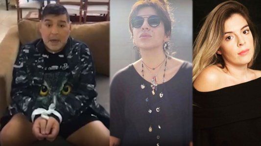 Diego Maradona sin filtro salió a responder a sus hijas: “Preso las pelotas”
